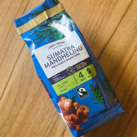 Sainsbury S Taste The Difference Fairtrade Sumatra Mandheling Coffee