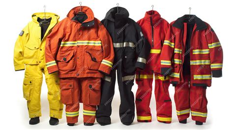 Premium AI Image | Fireman uniform isolated on white background ...