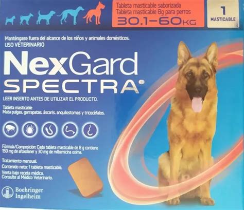 Nexgard Spectra A Kg Rojo Masticable