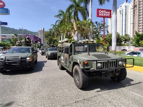 Llegan 210 elementos más del Ejército a Acapulco