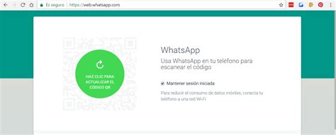 Iniciar sesión en Whatsapp info novedad