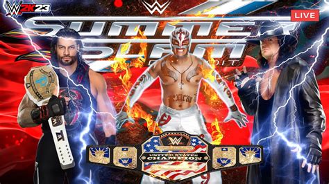 🔴wwe 2k23 Live Stream Roman Reigns Vs Rey Mysterio Vs Undertaker Summer