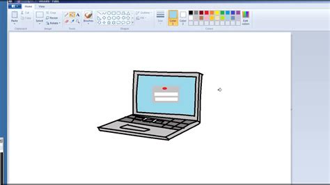 How To Draw A Laptop For Kids Step By Step Easily Youtube