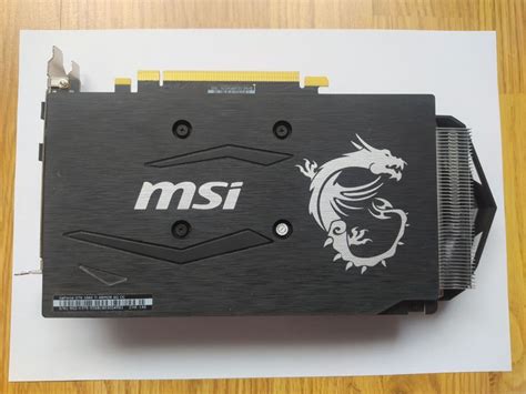 Msi Geforce Gtx 1660 Ti Armor 6g Oc