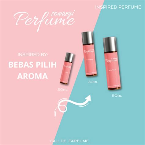 Jual Zewangi Parfum Inspired Bebas Pilih Aroma Shopee Indonesia