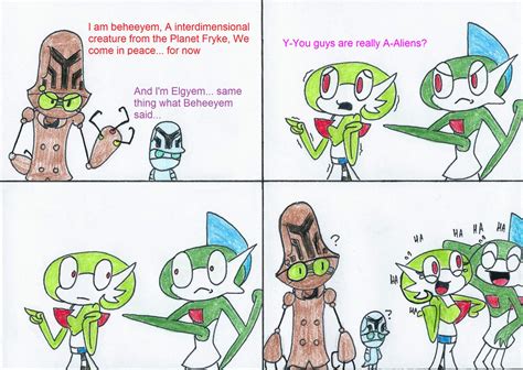 Elgyem and Beheeyem by LoGComics on DeviantArt