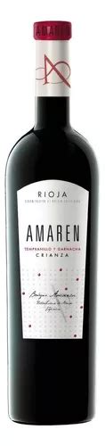 Vino Tinto Amaren Crianza Rioja 750 Ml MercadoLibre