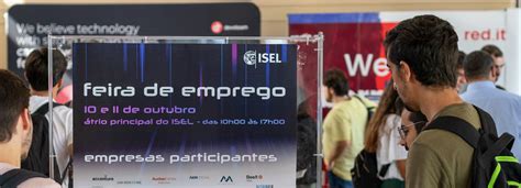 Feira De Emprego Do ISEL Foi Um Sucesso Instituto Superior De