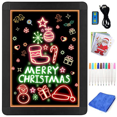 Buy Cellanan Led Message Writing Board 16inch X 12inch Light Up