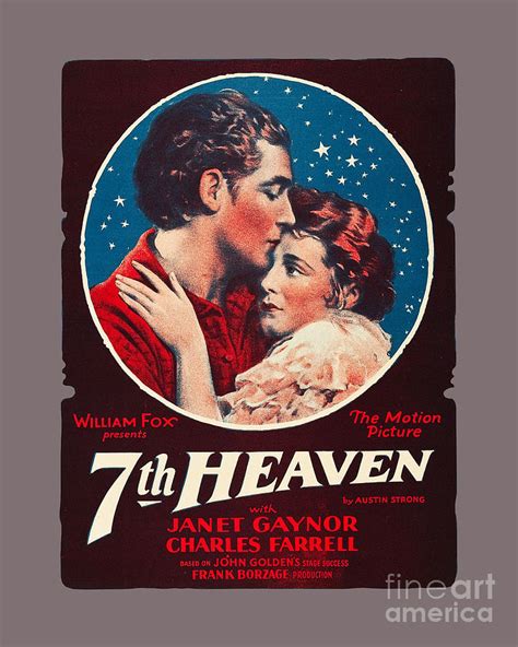 7th Heaven Antique Movie Poster Digital Art by Madame Memento - Fine Art America