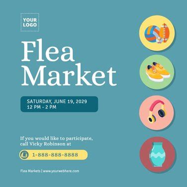 Flea Market Flyer Templates to Customize