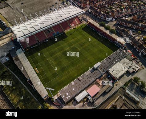 Aerial Image Of The Railway Men At Gresty Road Crewe Alex Alexandra