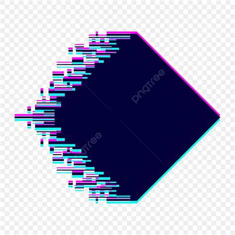 Explode Clipart Hd Png Distorted Glitch Explode Square Frame