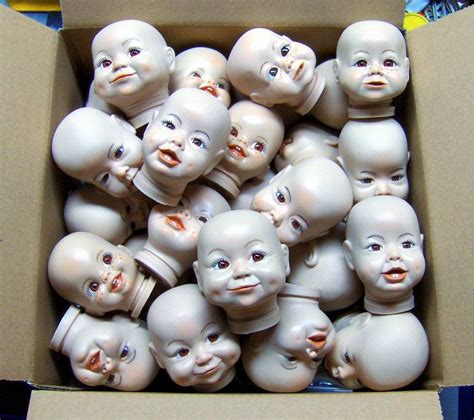 Half Price Small Dada Doll Heads Sale Last Box Lot Of 12 Etsy Porcelain Dolls Value Doll