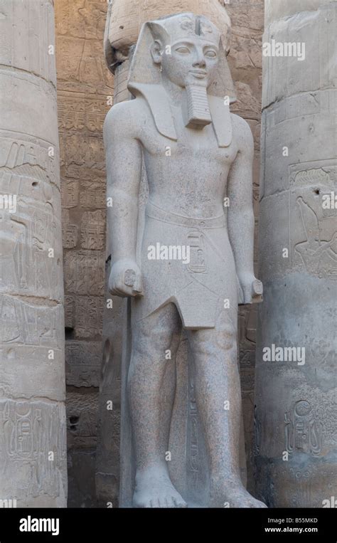 Statue Of Ramses Ii At Luxor Temple Of Thebes Constructed Approximately