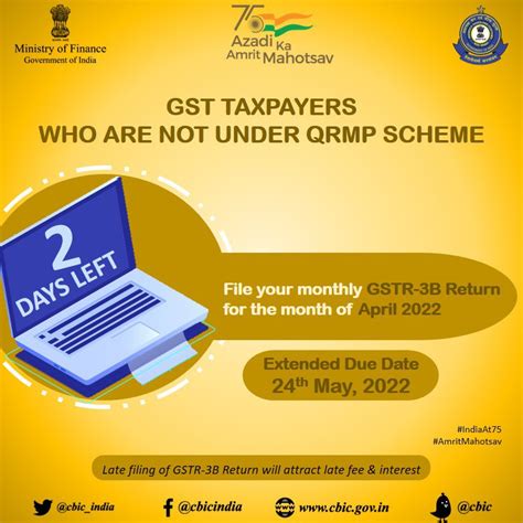 CBIC On Twitter Attention GST Taxpayers Who Are Not Under QRMP Scheme