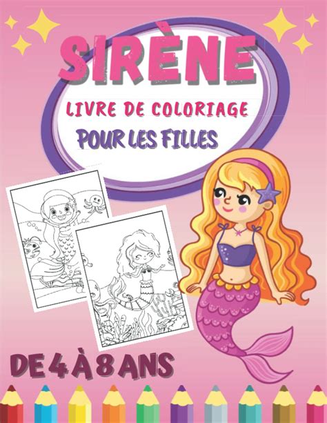 Buy Livre De Coloriage Sir Ne Pour Les Filles De Ans Cahier De