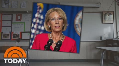 Betsy Devos Draws Backlash For Her Push To Reopen Schools Today Youtube