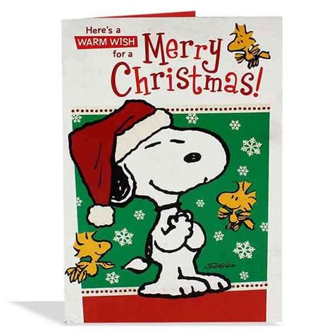 Snoopy Christmas Greeting Card Christmas Wishes Greetings Snoopy