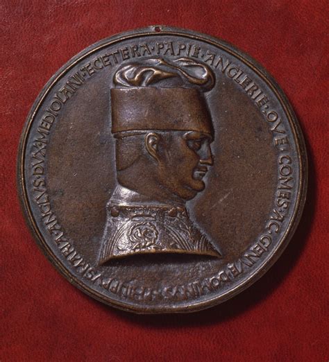 Bronze Medal Of Filippo Maria Visconti Reverse Designed In 1441 By