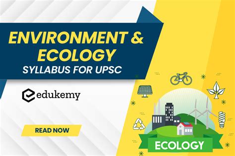 Environment And Ecology Syllabus For UPSC Blog