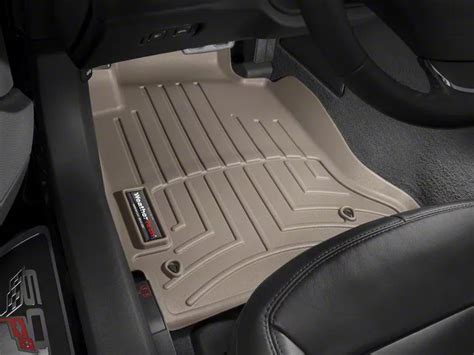 Weathertech Corvette DigitalFit Front Floor Liners Tan 454741 05 July