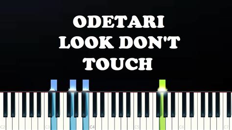 ODETARI LOOK DON T TOUCH Piano Tutorial YouTube