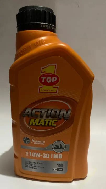 Top Action Matic Sae W Liter Oli Motor Matic Lazada