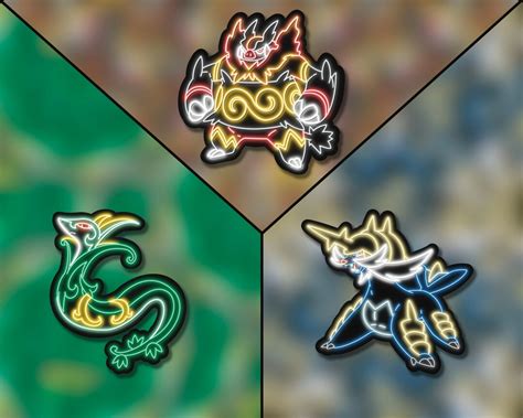 Neon Gen 5 Unova Pack Pokemon Stickers Etsy