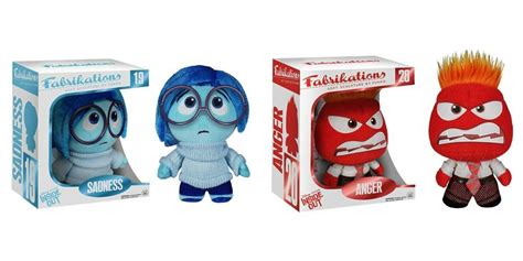 Set Of Funko Fabrikations Disney Pixar Inside Out Sadness And Anger