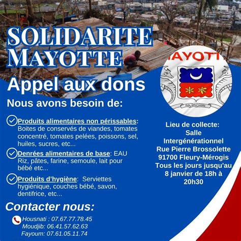 Cyclone Chido un élan de solidarité exceptionnel pour Mayotte