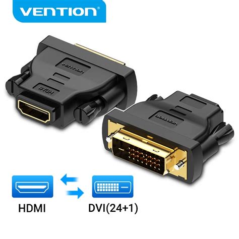 Vention Adaptador DVI A HDMI Convertidor Bidireccional DVI D 24 1