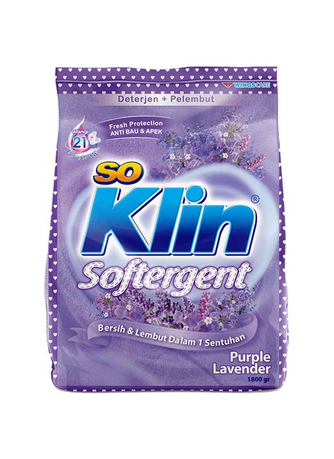 Soklin Softergent Purple Lavender Bubuk Kg Lazada Indonesia