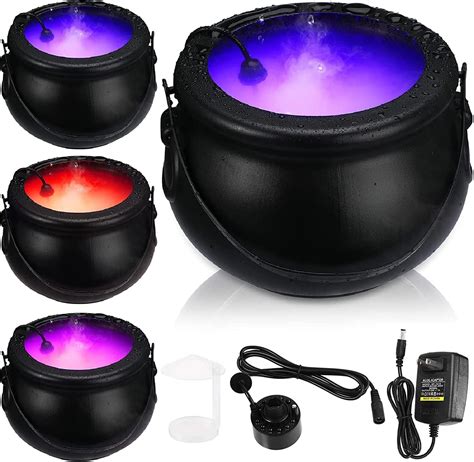 Amazon Halloween Mist Maker Fogger 8 Black Witch Cauldron Fog