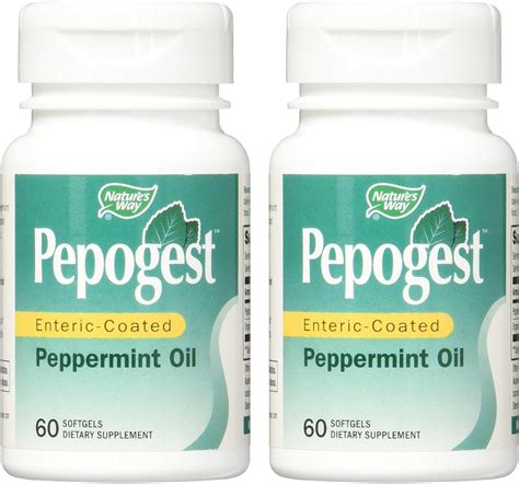 Nature S Way Pepogest Enteric Coated Peppermint Oil Capsules Count