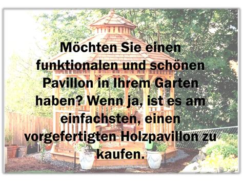 Ppt Wie L Sst Sich Am Einfachsten Ein Gartenpavillon Aus Holz Bauen