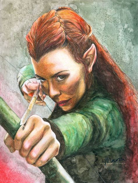 Tauriel By Mariabruggeman On Deviantart Tauriel Drawings Art