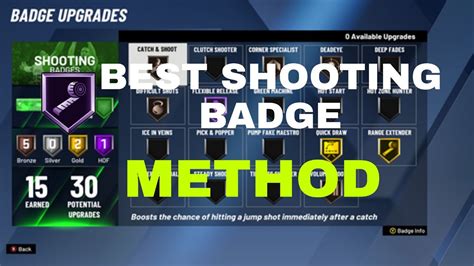 THE BEST SHOOTING BADGE METHOD IN NBA 2K20 GET ALL YOUR SHOOTING