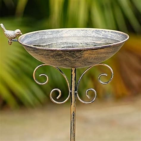 Amazon Houyang H Bird Bath For Outside Metal Bird Bath Bird