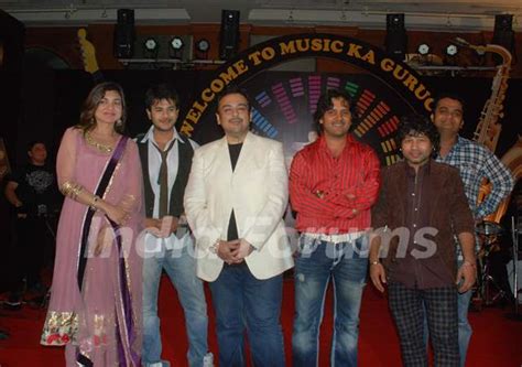 Alka Yagnik, Adnan Sami, Jay Soni and Kailash Kher at Sa Re Ga Ma ...