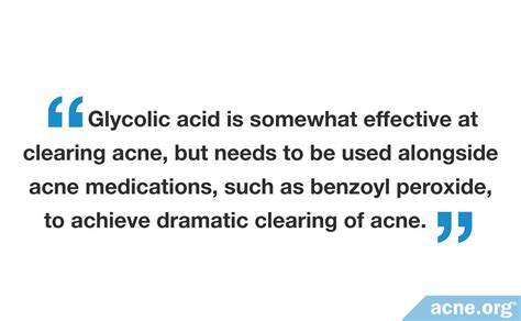 How Glycolic Acid Helps with Acne - Acne.org