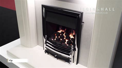 Elgin And Hall 16” Inset Gas Deepline Convector Open Fronted Fire Youtube