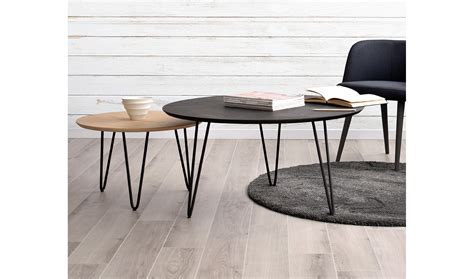 Mesa De Centro Nordica Patas Metalicas Luna De Lujo En Portobellodeluxe