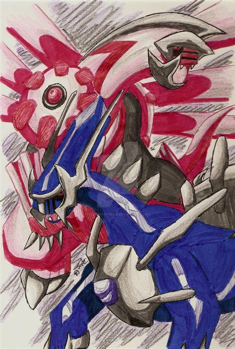 Palkia and Dialga by AlexsBabyBear on DeviantArt