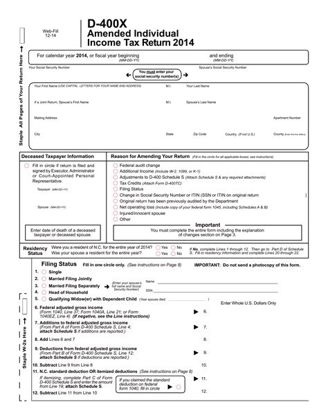 D 400x Form ≡ Fill Out Printable Pdf Forms Online