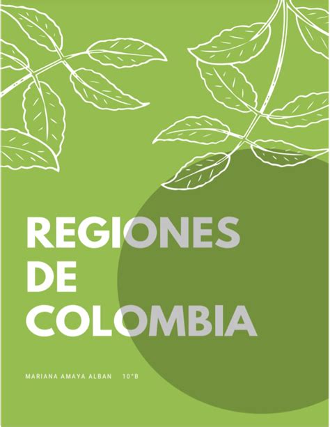 Calam O Regiones De Colombia