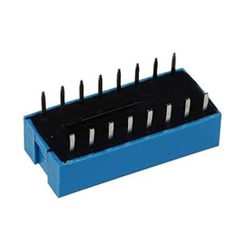 Generic 10 Pcs 2 54mm Pitch 8 Positions 16 Pin Blue DIP Switch 8P O5K6