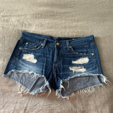 Rag Bone Shorts Rag And Bone The Cutoff Denim Shorts In Freeport