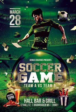 Soccer Flyer Psd