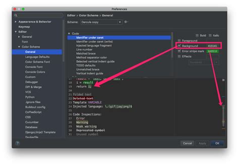 Pycharm 调整同一单词的高亮色 Csdn博客